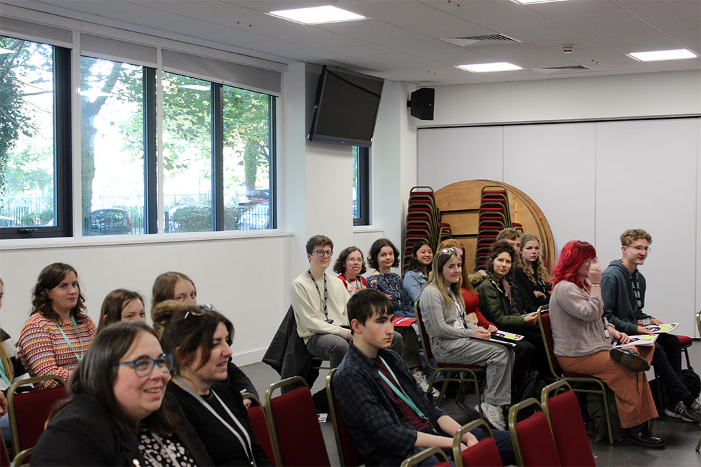 Photograph of students who worked on the AQ Magazine